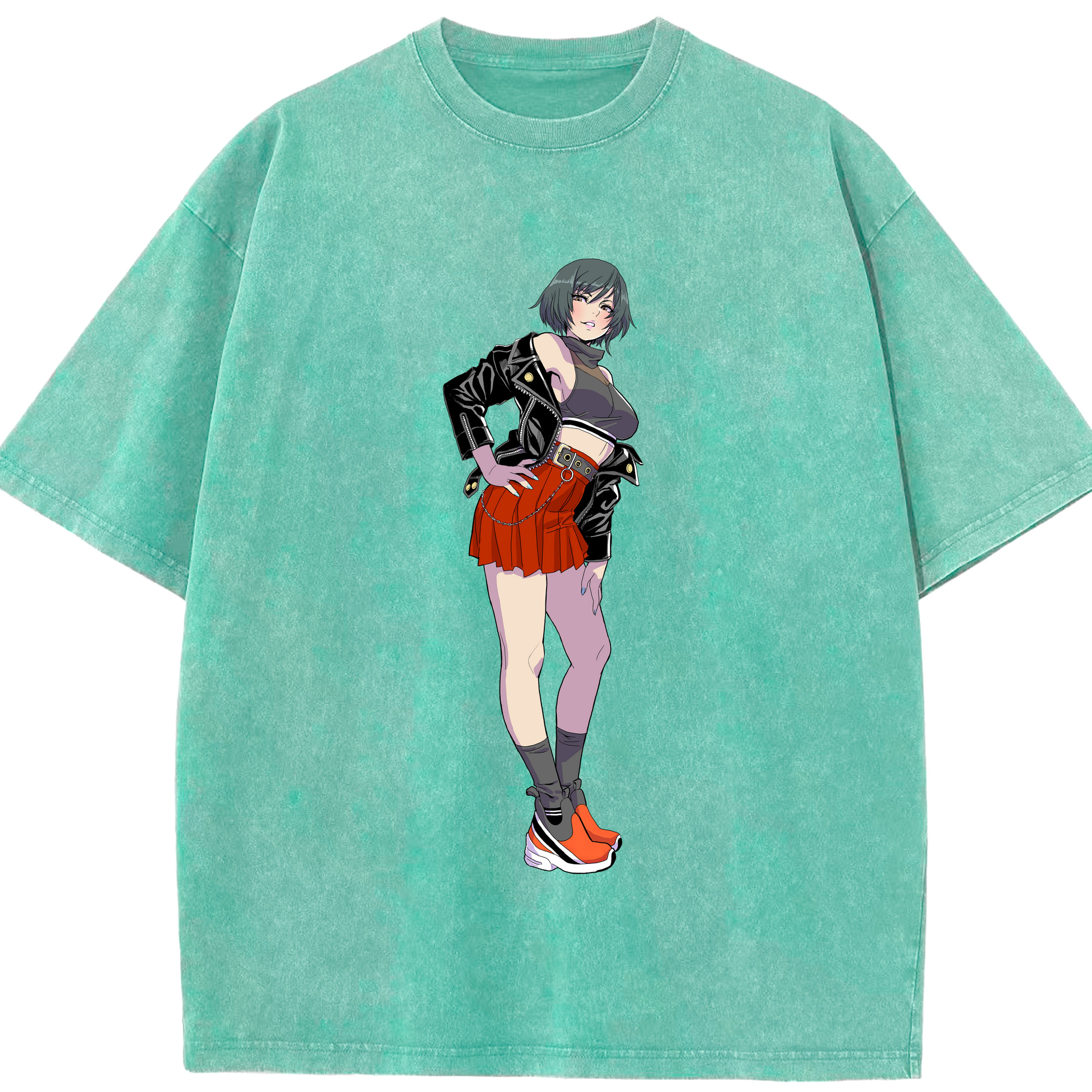（画像用） 呪術廻戦 Jujutsu Kaisen 綿100% ヴィンテージ風 半袖Tシャツ（フロントプリント）